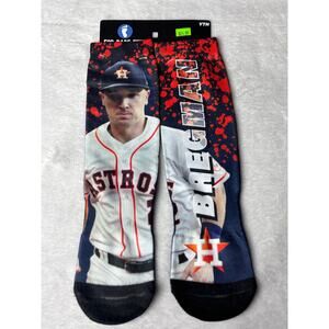 For Bare Feet Youth Size (13,1-3) Houston Astros Bregman #2 Socks NWTs